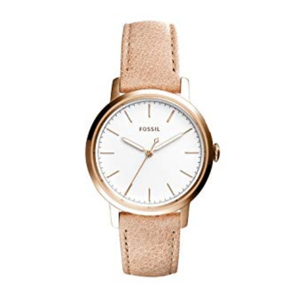 Leather Fossil Watch